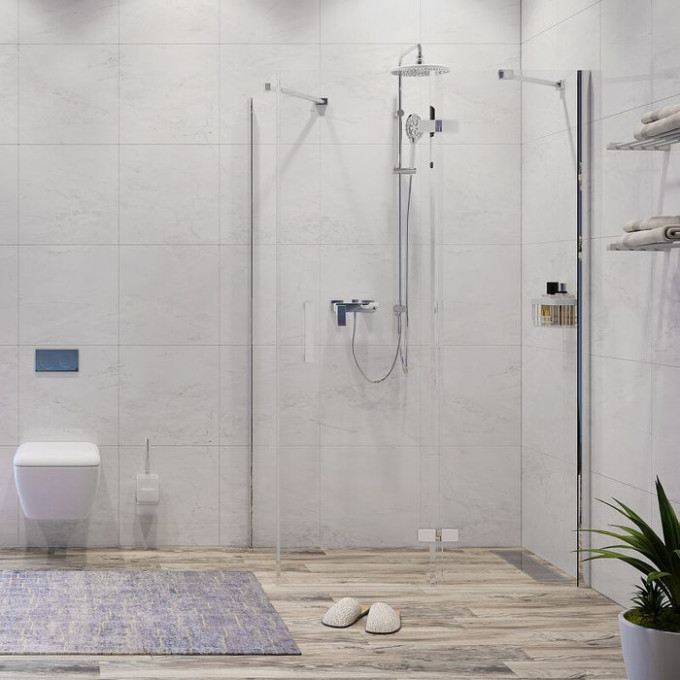 Душевой уголок WASSERKRAFT ALLER WHITE 10H10RWHITE 120x100 см