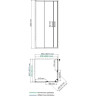 Душевой уголок WASSERKRAFT DILL 61S03 90х90 см