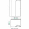 Душевой уголок WASSERKRAFT VILS 56R14 110х80 см