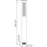 Лейка душевая WASSERKRAFT A217 1-функциональная