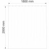 Шторка для ванной WASSERKRAFT LOSSA SC-81104