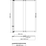 Шторка на ванну WASSERKRAFT MAIN 41S02-100 LM