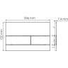 Система инсталляции для унитазов WASSERKRAFT ALLER 10TLT.010.ME.WH04