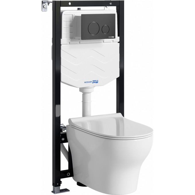 Система инсталяции с унитазом WASSERKRAFT ALLER 10TLT.010.ME.MB02.H001