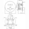 Встраиваемый комлпект для ванны WASSERKRAFT A175817
