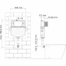 Встраиваемый смывной бачок WASSERKRAFT ALLER 10TLT.031.ME.MB02